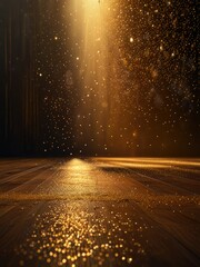 Mystical Golden Light Portal - Fantasy Glowing Divine Entrance