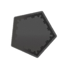 black abstract gradient symbol vector