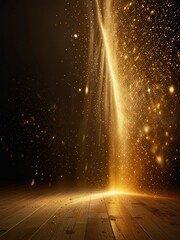 Mystical Golden Light Portal - Fantasy Glowing Divine Entrance