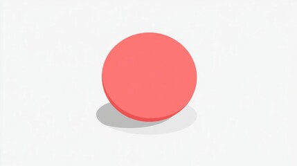 Red Circle: Shape, Shadow, and Geometry