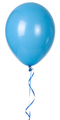 Glossy blue balloon decor ©  Studio Png