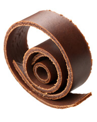 Rolled brown fruit leather