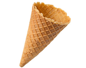 Crunchy waffle cone joy