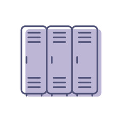 Lockers Vector icon