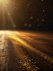 Mystical Golden Light Portal - Fantasy Glowing Divine Entrance