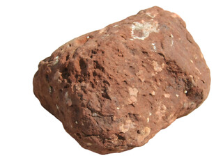 Rugged brownish-red stone