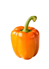 Fresh orange bell pepper