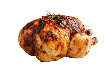 Juicy roasted chicken with crispy skin and herbs, perfect for meals