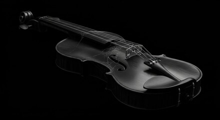 A Gothic Surreal Violin of Spider Silk