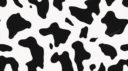 Black and White Cow Skin Texture. Cow Skin Texture. Close-Up of Cow Skin. Cowhide Texture. Pattern of Cow Skin. Detailed Cow Skin Texture. Black and White Cowhide. Natural Cow Skin Surface.	
