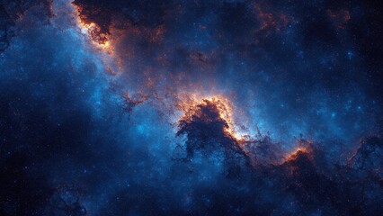 Fototapeta premium Mystical Cosmic Galaxy Dust Texture