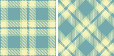 Metallic Bluegrey and Deep Egg Shell Seamless Tartan Fabric Design