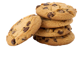 Stacked Chocolate Chip Cookies