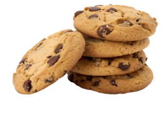 Stacked Chocolate Chip Cookies