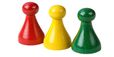 bowling pins isolated on white