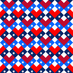chevron arrow pattern of texas flag. geometric background. vector illustration