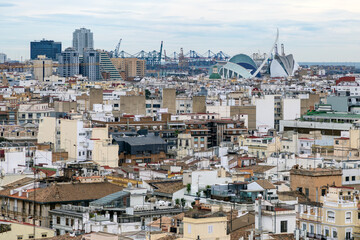 Valencia Cityscape with Modern Architecture