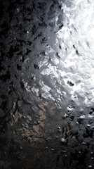 Polished Silver with Reflective Metallic Texture