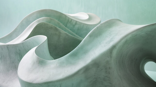abstract futuristic waves background with marble pattern