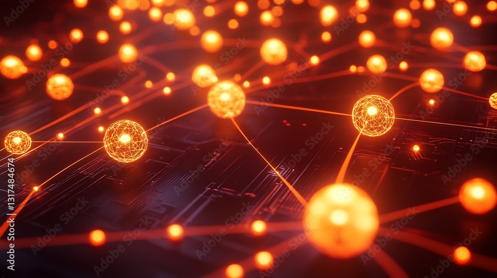 Poster Userdriven systems visualized glowing orbs representing individual control influence