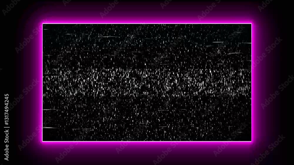 Poster noise on a old tv screen. tv screen noise glitch effect. glitch static white noise television . anal