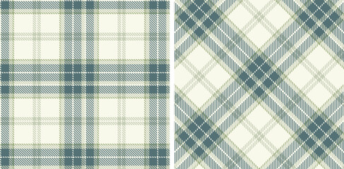 Pastel Seamless Tartan in Iridescent Off White tones Fabric Design Variant 461