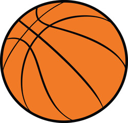 basketball ball vector