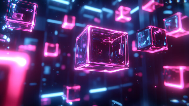 Floating Cubes in 3D