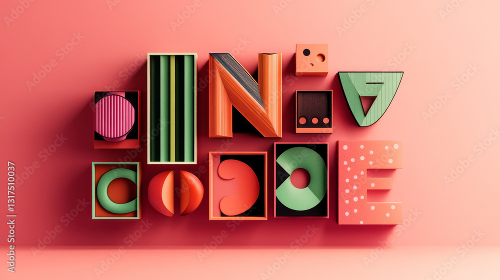 Poster font space alphabet typeface script with minimal design typographic modern graphic vector illustrati