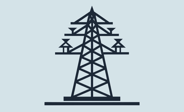 recommend clip art: Power tower silhouette, print Power tower silhouette vector illustration transmission tower icon set Isolated on white background ,transmission tower vector illustration