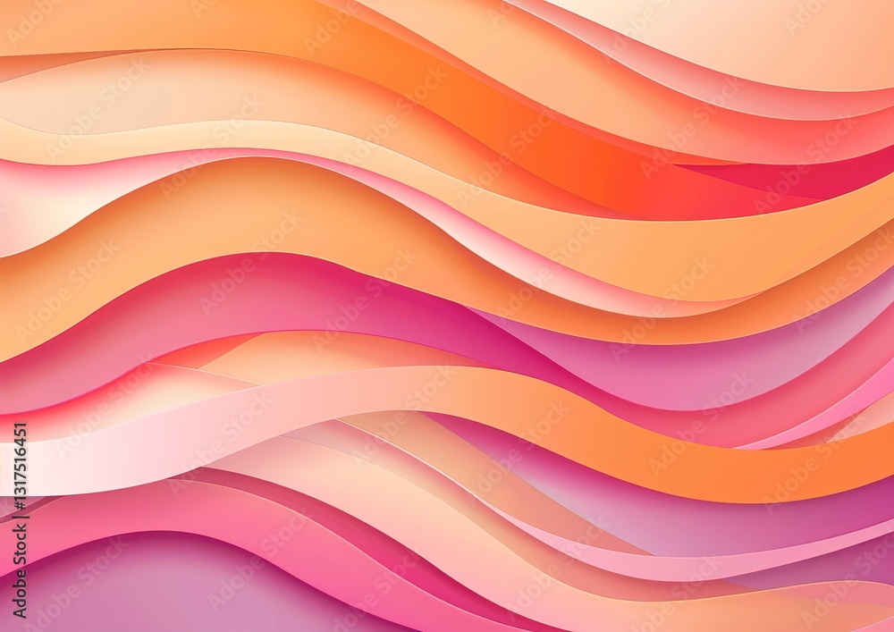Poster abstract colorful wave pattern background