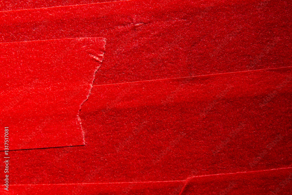 Poster glued red paper tape background creased texture abstract background design element