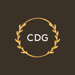 CDG LOGO DESIGN VECTOR TEMPLATE