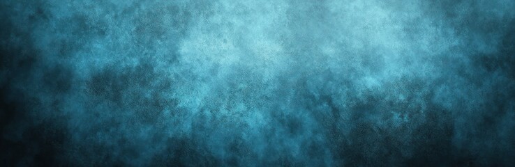 Obraz premium Abstract teal smoky textured background.