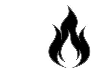 fire flames set Bonfire  Silhouettes on Transparent Background  illustration  