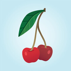 Two cherry berries