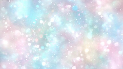 Dreamy pastel bokeh background with an ethereal glow.