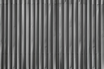 Gray Metal Slats with Vertical Lines and Rivets
