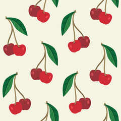 Cherry berries pattern