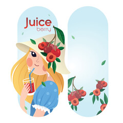 Cherry lemonade label