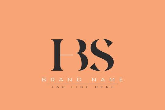 HBS abstract letter logo design. This logo is designed by three abstract letters.