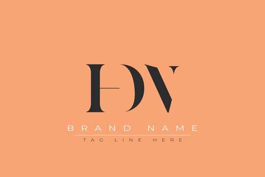 HDN abstract letter logo design. This logo is designed by three abstract letters.
