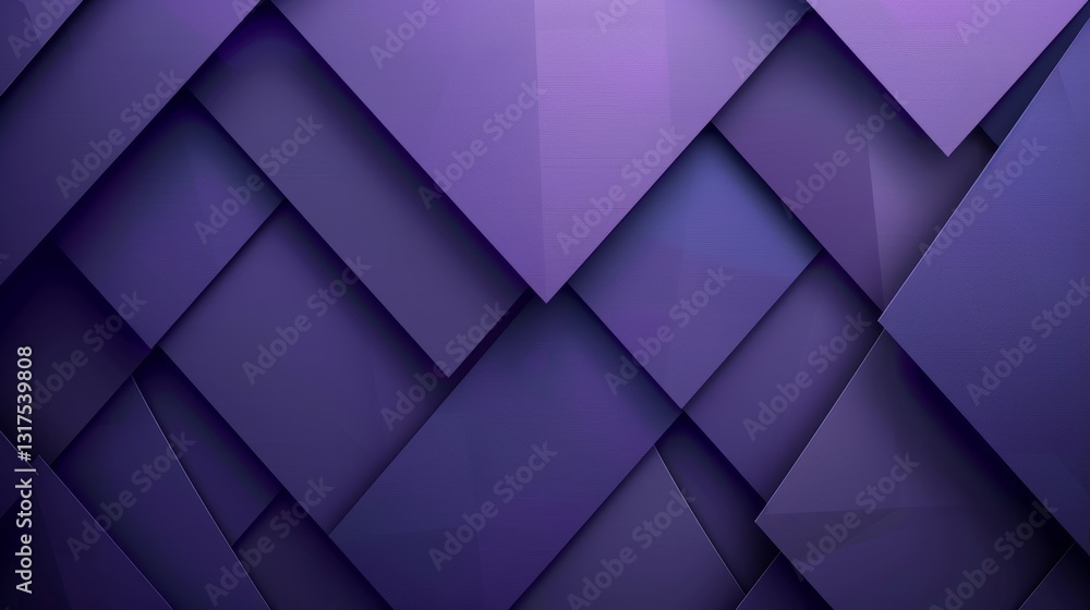 Poster purple geometric pattern background with 3d effect