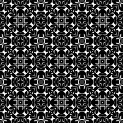  Abstract texture for fabric print, card, table cloth, furniture, banner, cover, invitation, decoration, wrapping.Seamless repeating pattern. Black and white color.Carpet pattern texture.