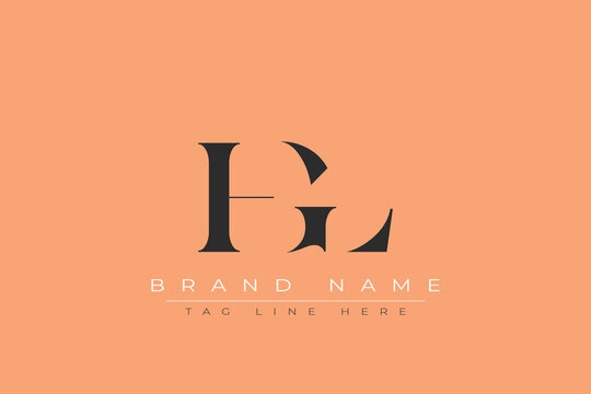 HGL abstract letter logo design. This logo is designed by three abstract letters.