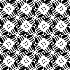  Abstract texture for fabric print, card, table cloth, furniture, banner, cover, invitation, decoration, wrapping.Seamless repeating pattern. Black and white color.Carpet pattern texture.