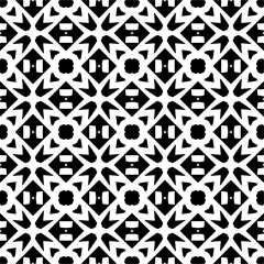  Abstract texture for fabric print, card, table cloth, furniture, banner, cover, invitation, decoration, wrapping.Seamless repeating pattern. Black and white color.Carpet pattern texture.
