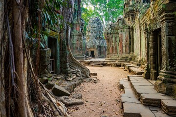 Ancient Ruins of Ta Prohm Temple