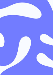 Abstract organic shapes. Vector art design background in minimalist style wavy liquid distorted shapes, seamless pattern for art print, wall decor, covers, posters, flyers, magazines. ready to print	