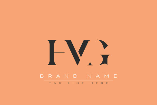 HMG abstract letter logo design. This logo is designed by three abstract letters.